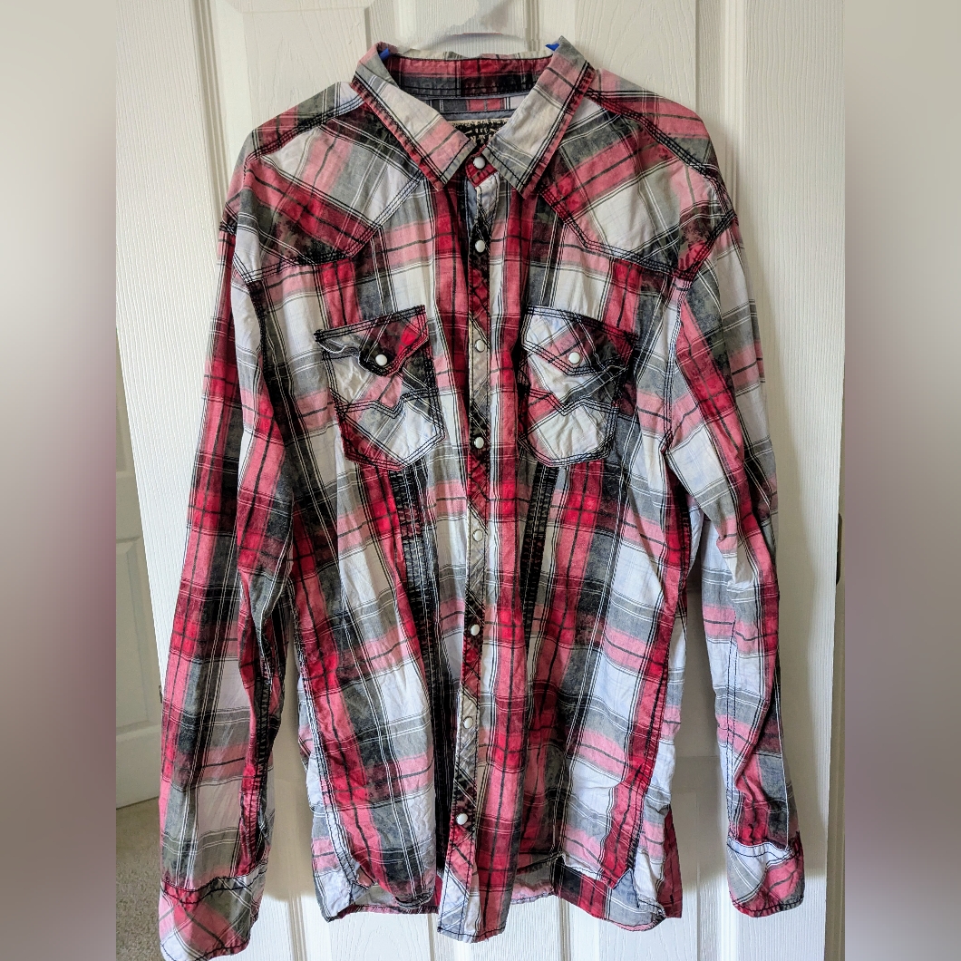 Mens Bke Vintage 1967 Standard Fit Western ButtonDown Mens Bke Vintage 1967 Standard Fit Western ButtonDown